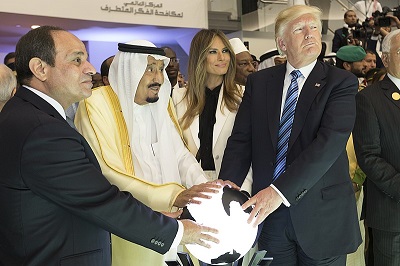 King Salman of Saudi Arabia and Presient Donald Trump